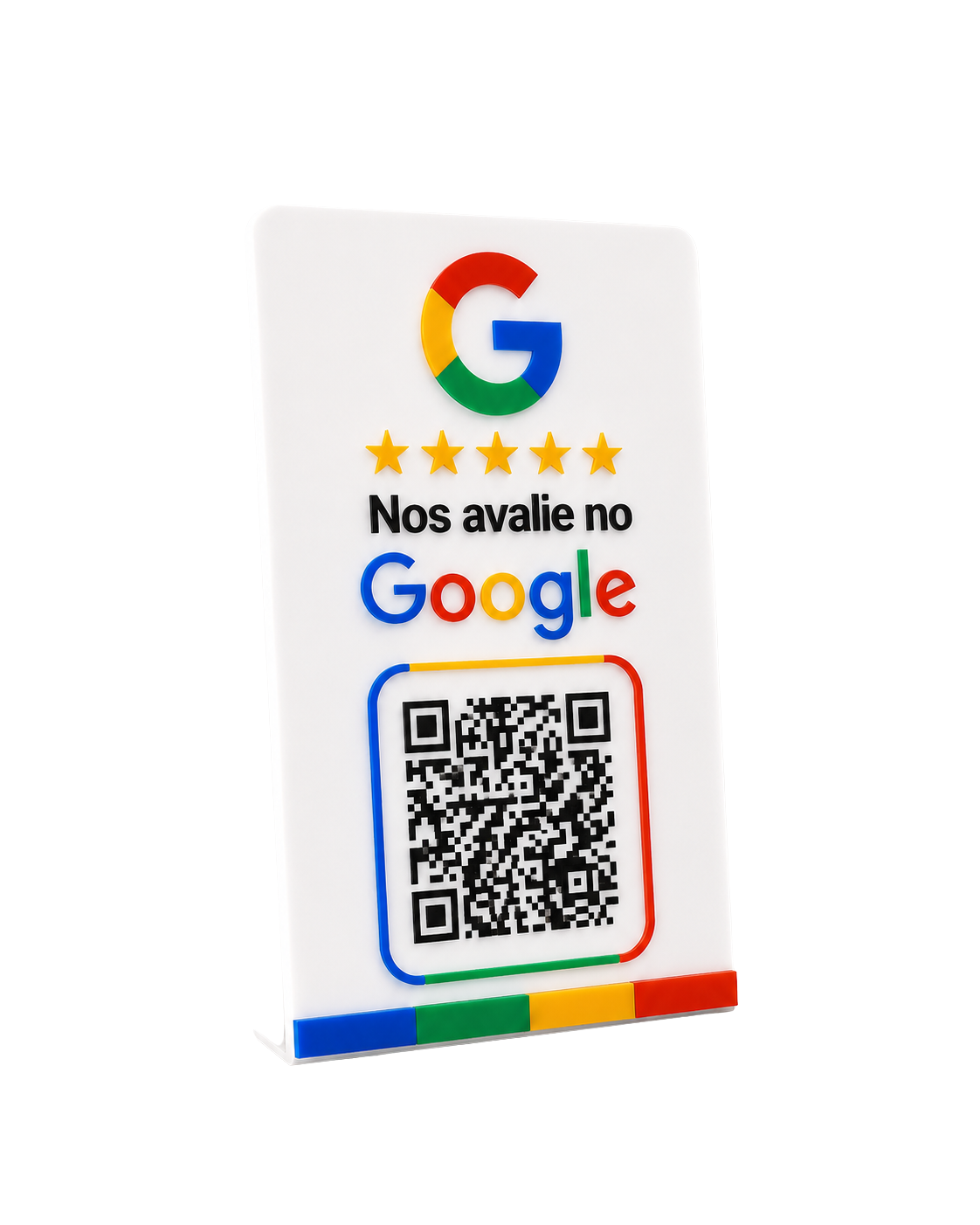 Placa de Avaliação do Google